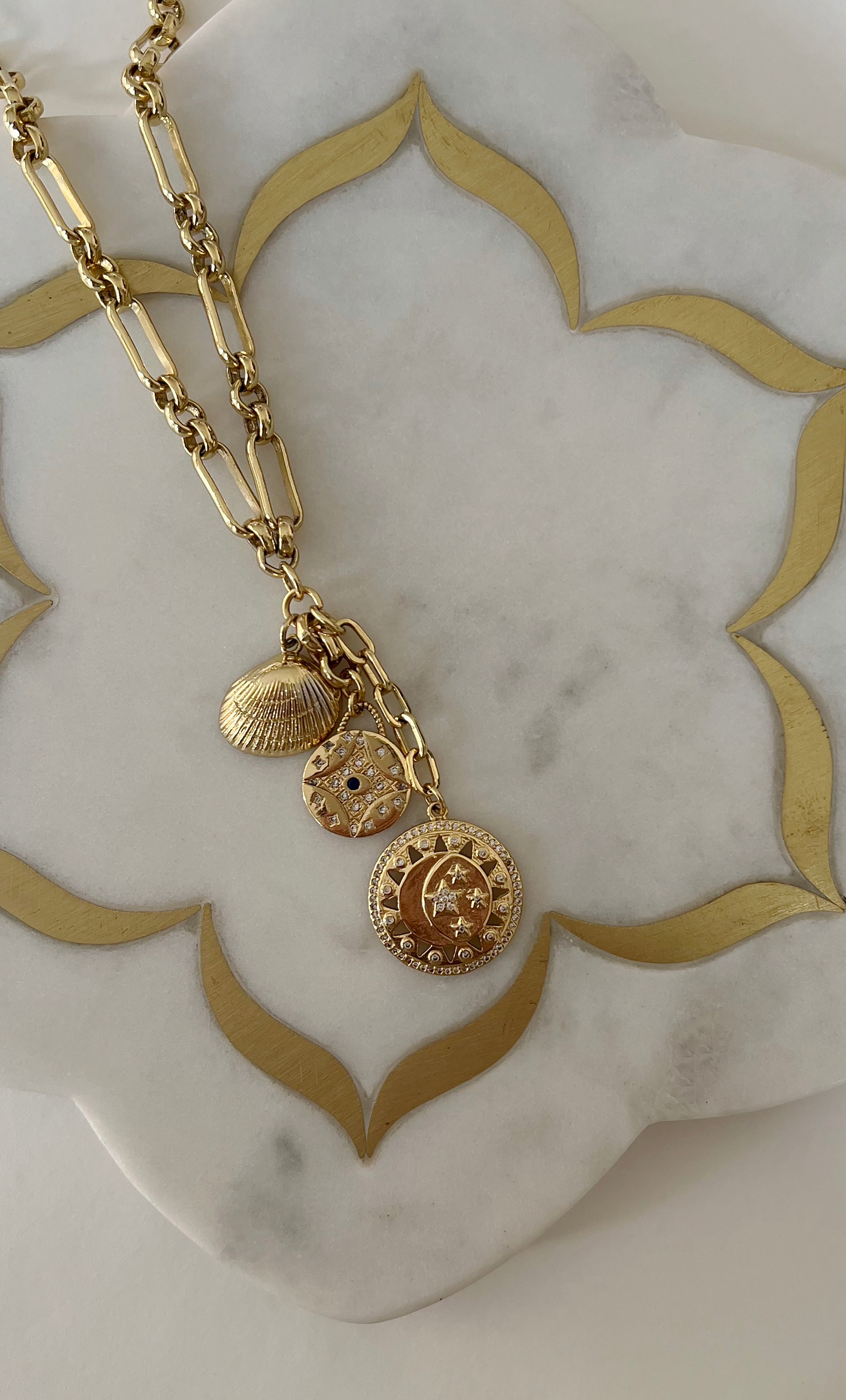 The Tunik By The Sea Charm Necklace