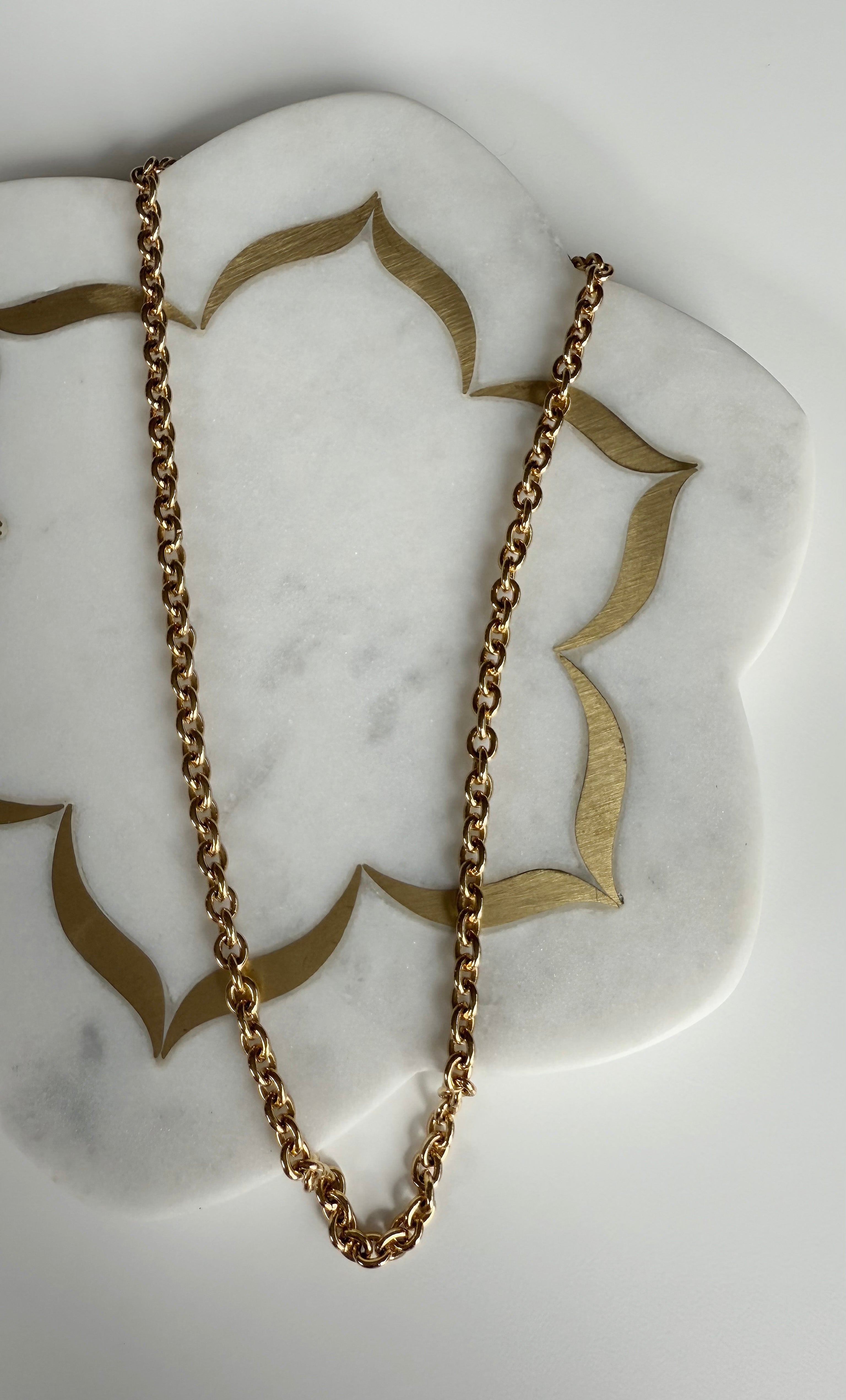 The Tunik Statement Rolo Chain Necklace