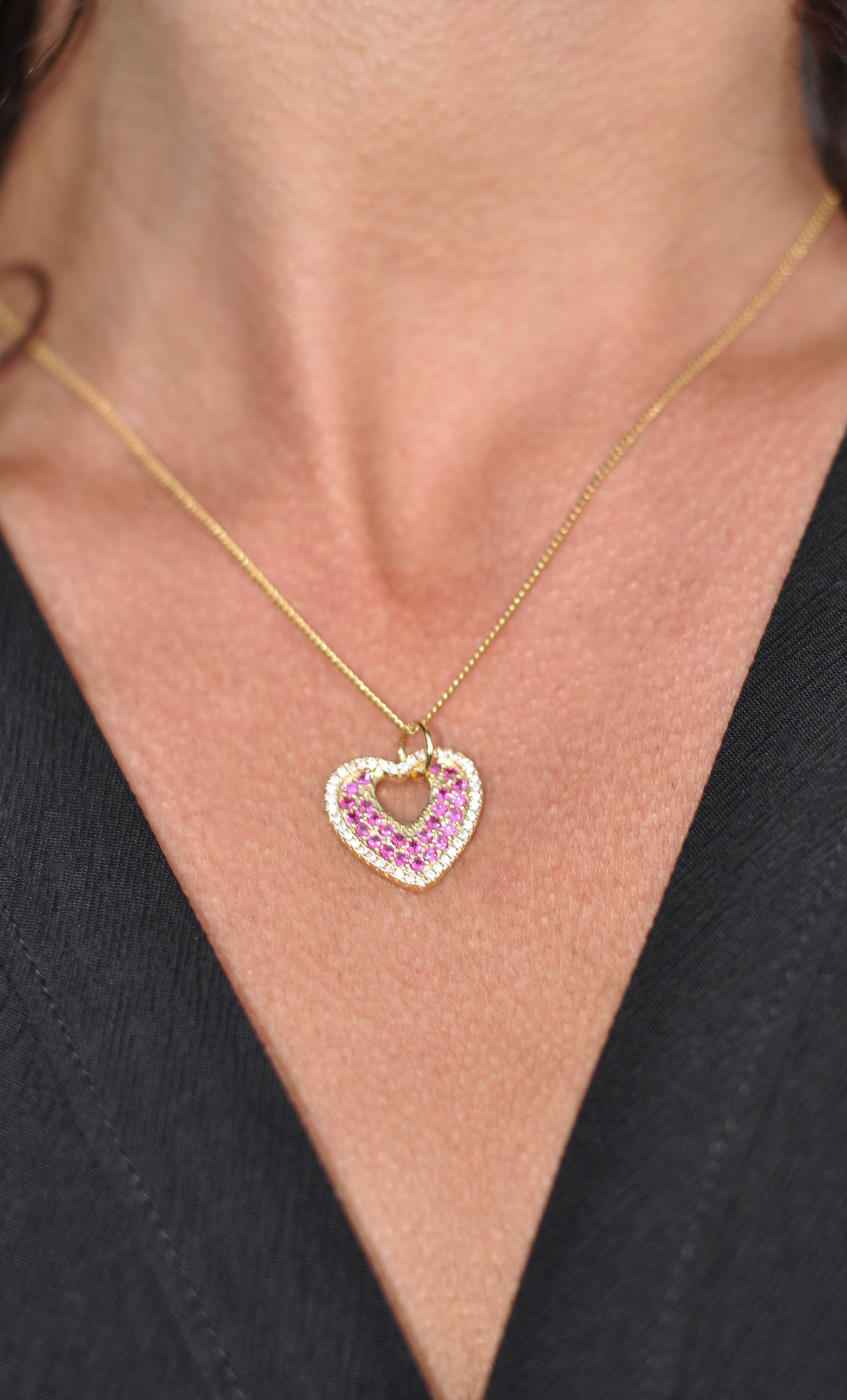 The Tunik Roaming Hearts Necklace